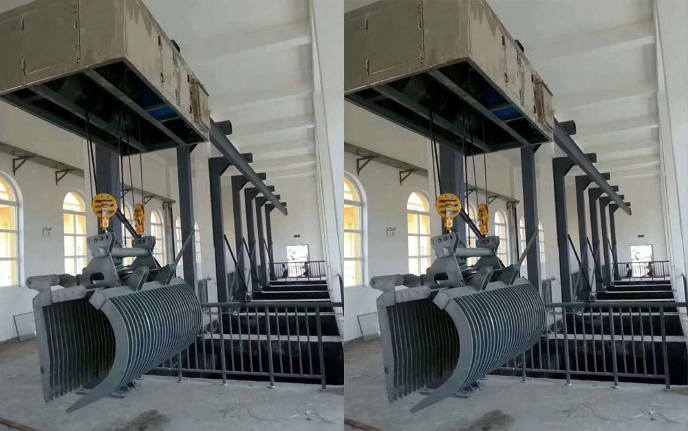 抓斗式清污機安裝